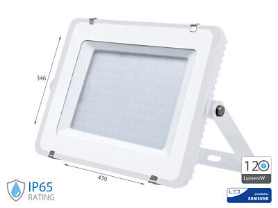 Faro Led Flood Slim Alta Luminosita 120lm/W 200W 24000lm Neutro 4000K Carcassa