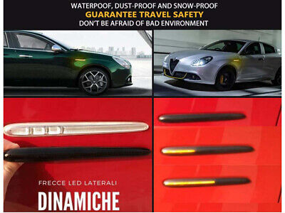 Kit Freccia Laterale a Led Side Marker Dinamica Lente Fume Giulietta