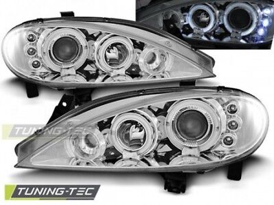 Faro Fanale Tuning MEGANE 03.99-10.02 ANGEL EYES Cromato