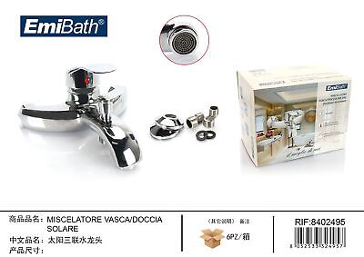 Kit Rubinetto Per Vasca Doccia Da Bagno Miscelatore Monocomando Misura
