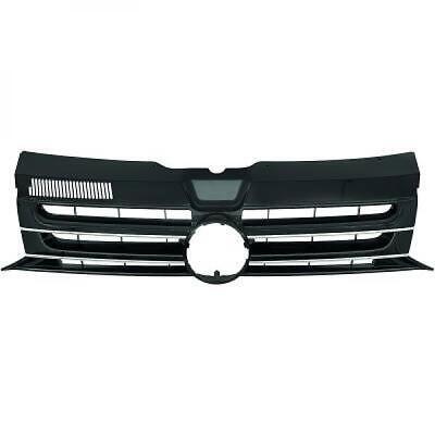 GRIGLIA RADIATORE COMPATIBILE CON VW TRASP. T5 09-15 NERO CROMO