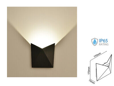 Applique Lampada LED da Muro Scudo a Tasca 5W 3000K Carcassa Nera IP65 SKU-8282