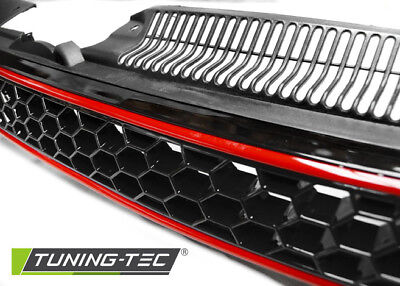 Griglia Frontale Tuning Per GOLF 6 VI Standard Stile GTI (NO GTI/GTD) NO LOGO