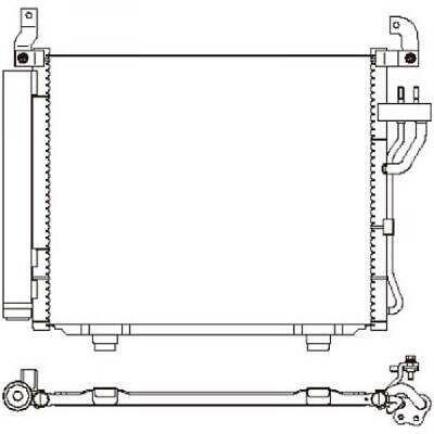 Condensatore clima i10 04/2008 1.1 CRDI 976060X200 395x340