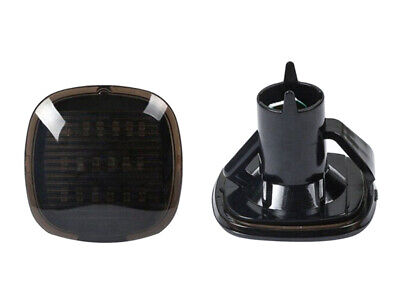 Kit Freccia Laterale a Led Side Marker Lente Nero Fume Luce Arancione Per