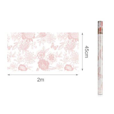 6 Rotoli Carta Adesive Per Mobili 45X200cm Colorati con Disegni da Parati