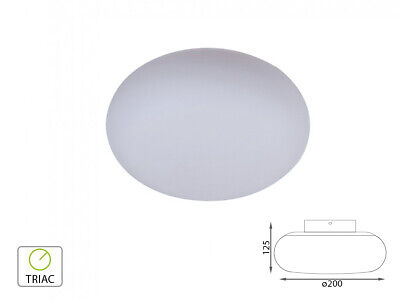 Applique Lampada Led Da Parete o Plafoniera Soffitto Moderna 12W Rotonda
