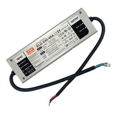 MeanWell ELG-240-48A-3Y Alimentatore IP67 200W 48V 5A Input 220V e 110V