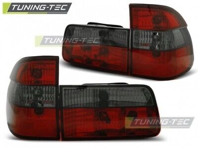 Coppia Set Fari Fanali Posteriori Tuning E39 09.95-08.00 TOURING Fume' Rosso