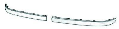 Listello Modanatura paraurti Destro anteriore Serie 3 E46 98-01 nero opaco n