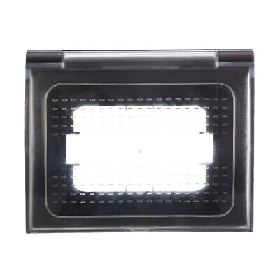 ETTROIT Placca Custodia IP44 3P Nero Universale Per Scatola 503 Compatibile