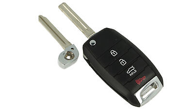 Guscio Chiave Telecomando 3 Tasti con Lama HYNR14 Batteria Su Circuito Senza