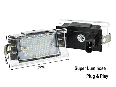 Kit Luci Targa Led Serie 5 E34 Touring 1991-1996 Canbus No Errore Bianco 60