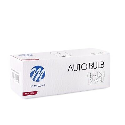 LOTTO DI 10 PEZZI Lampada M-TECH BA15d 10W 12V