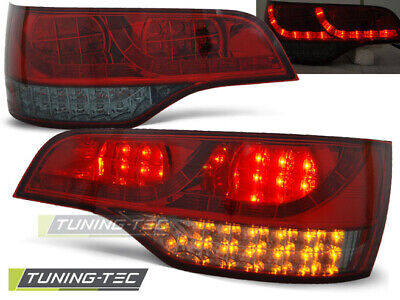 LED TAIL LIGHTS RED SMOKE fits Q7 06-09