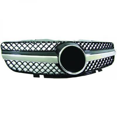 GRIGLIA RADIATORE CPL. DB R230, DESIGN SPORT 01-08 CROMATA/NERA