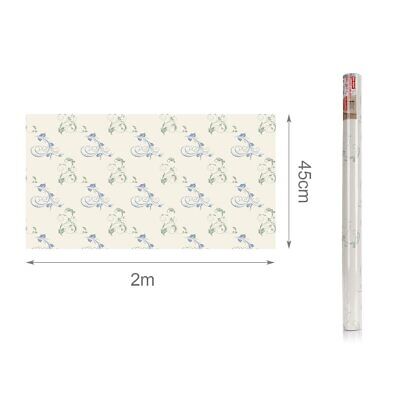 6 Rotoli Carta Adesive Per Mobili 45X200cm Colorati con Disegni da Parati
