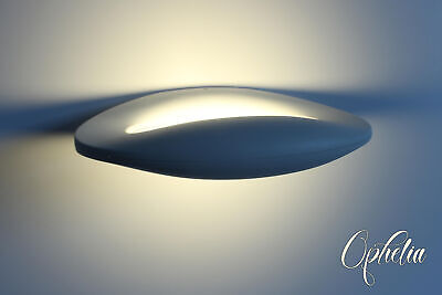 Applique Led Da Parete Ophelia 10W Bianco 4000K Ovale Design Moderna Carcassa