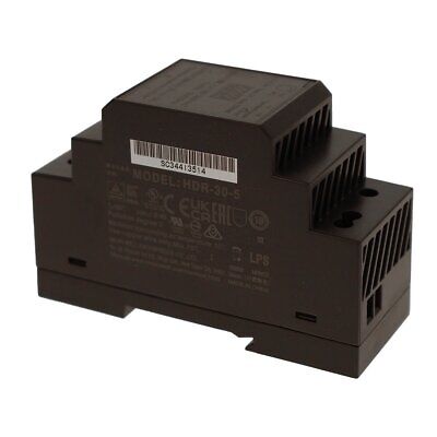 <p>MeanWell HDR-30-5 Trasformatore Rotaia Industriale 5V 15W 3A Barra Guida DIN