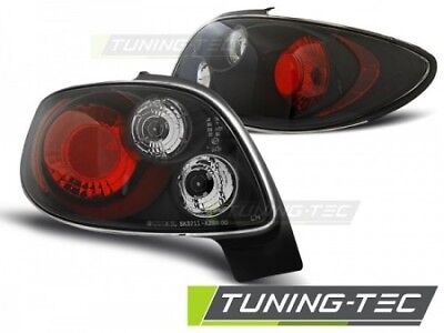 Coppia Fari Fanali posteriori Tuning 206 CC 10.1998 > neri  Nero