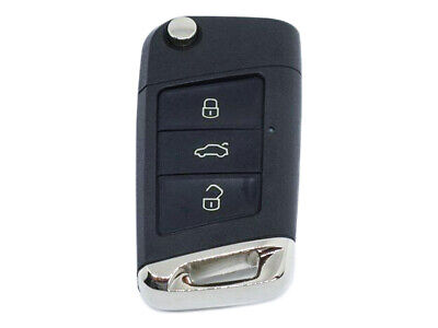 Guscio Chiave Telecomando 3 Tasti Con Lama HU66 Batteria Su Circuito