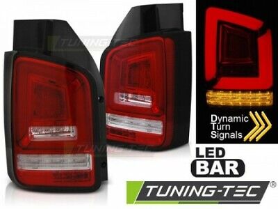 Coppia Fari Fanali Led Tuning T5 04.03-09 ROSSO BIANCO FULL LED