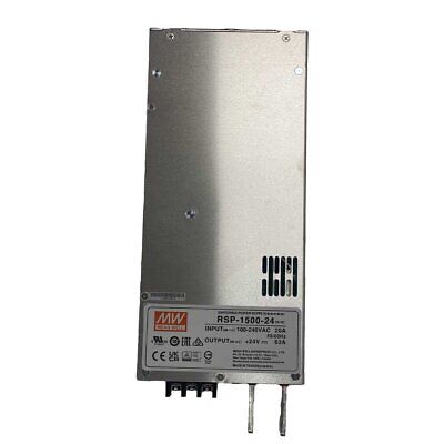 <p>MeanWell RSP-1500-24 Alimentatore Led 1500W 24V 63A Senza Ventola Input 220V