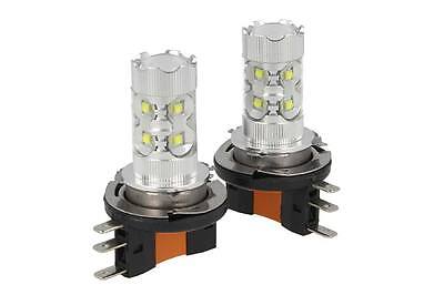 Coppia lampadine Led H15 Biluce 50W 12V Canbus Luci  Diurne Bianco Golf 6 7 MK6