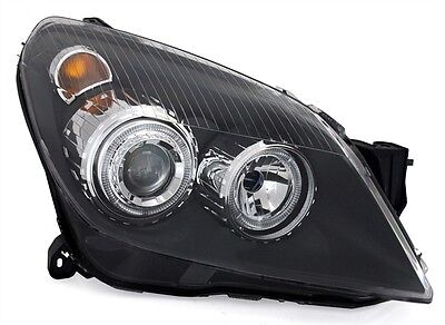 Coppia Fari Fanali Anteriori Tuning Angel Eyes H 2004-2010 nero neri