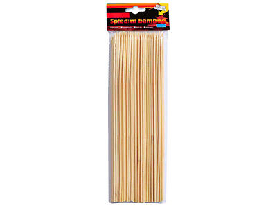 90 Spiedini Bamboo Diametro 3mm Lunga 30cm <ul> <li>Spiedini In Bambù