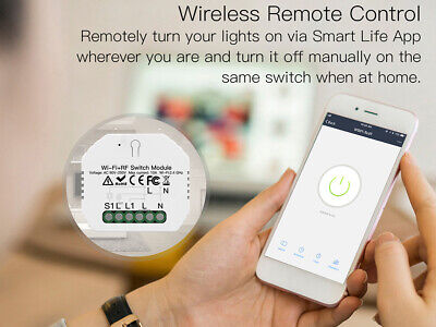 Interruttore Intelligente WIFI 10A 220V Funzione Con Pulsante
