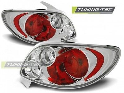 Coppia Faro Fanale Posteriore Tuning 206 10.98- Cromato
