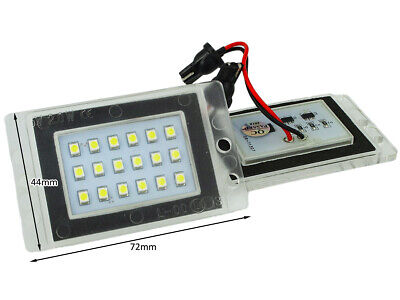 COppia Kit Luci Targa Led Per 850 V70 XC70 12V 3W Canbus Bianco No Errore