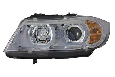 Fari 3D LED Angel Eyes adatti per E90 / E91 (03.2005-08.2008) U-Type Chrome