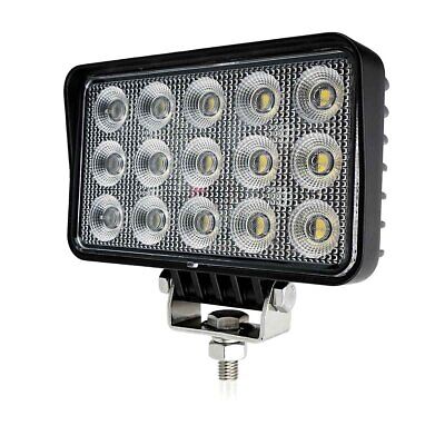 Faro Led da Lavoro Work Light Lampada Supplementare Rettangolare 6'' 60W 6000LM