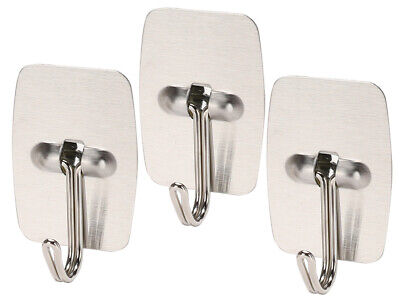 3 Pezzi Gancio Adesivi Rettangolare Max 1,5Kg 44X32mm Gancio Adesivo quadri corn