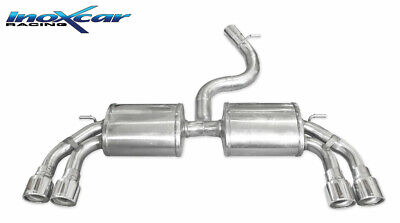 A3 Type 8V S3 2.0 TFSi 300cv 2013-- Posteriore uscita 2 x diam. 80 X-RACE DX+SX