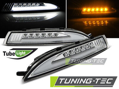 Coppia Frecce Anteriori Tuning SCIROCCO (08-14) Cromato LED + LUCE POSIZIONE