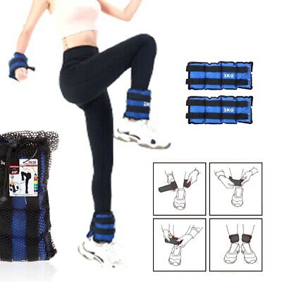 2pz Pesi per Polsi e Caviglie da 3kg con Chiusura strappo <ul><li>Intensifica