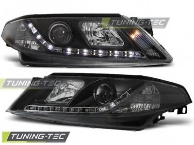 Coppia Fari Fanali Anteriori Tuning LAGUNA 2 01-03.05 DAYLIGHT Nero H7