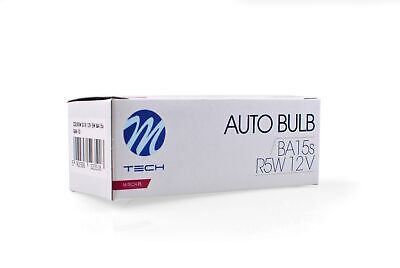 LOTTO DI 10 PEZZI Lampada M-TECH G18 BA15s 12V/5W CLEAR