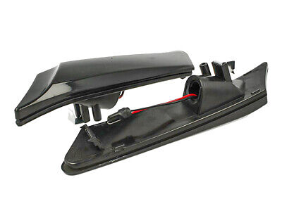 Kit Freccia Laterale a Led Side Marker Lente Nero Fume Luce Arancione Per Porsc