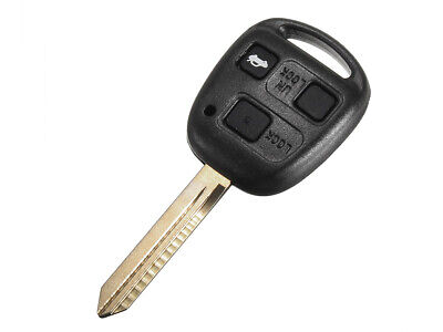 Guscio Chiave Telecomando 3 Posti Tasti Vuoti Con Lama TOY47 Batteria Su