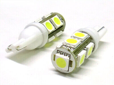 COPPIA 24V Lampade Lampadine  Led T10 W5W 9 Smd Bianco Luci Posizione Camion