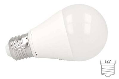 Lampada Led E27 A58 9W=60W Neutro 4000K Bulbo Sfera Chip Samsung Garanzia 5