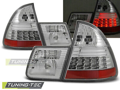 FANALI POSTERIORI A LED CROMATI per E46 99-05 TOURING