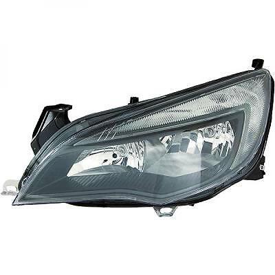 Faro fanale anteriore Destro J 09- HELLA nero, H7+H7+diurna con motor