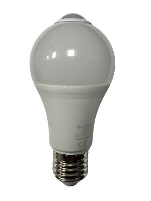 Lampada A Led E27 Con Sensore Movimento Infrarossi 12W 1050 Lumen A60 3000K