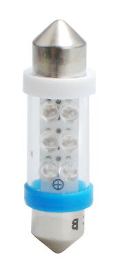 Lampada Led Diodo LED L923 C5W 36mm 24V 6LED 3mm blu