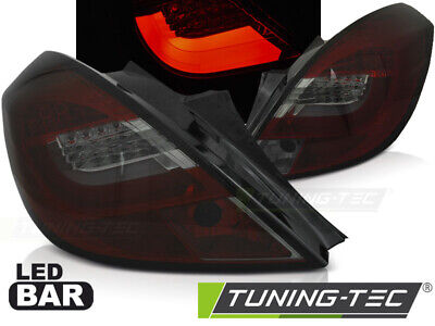 FARI POSTERIORI LED CORSA D 3D 04.06-14 ROSSO FUME' LED BAR